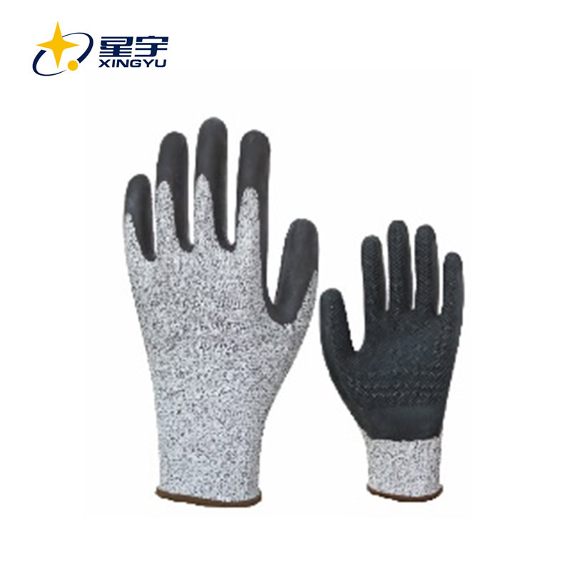 HPPE SHELL ECO-LATEX PALM COATED, CUT RESISTANCE 
